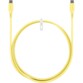 Câble USB-C vers USB-C en silicone 1,5 m - Jaune