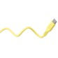 Câble USB-C vers USB-C en silicone 1,5 m - Jaune