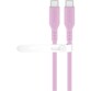 Câble USB-C vers USB-C en silicone 1,5 m - Rose