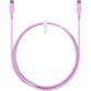 Câble USB-C vers USB-C en silicone 1,5 m - Rose