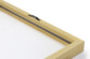 Cadre pour vinyles en bambou - Bois clair