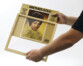 Cadre pour vinyles en bambou - Bois clair