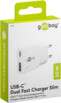 Chargeur secteur GaN USB-A/USB-C 30 W - Blanc