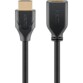 Rallonge HDMI mâle/femelle compatible 4K, 3D et Ethernet - 1 m