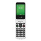 Téléphone portable sénior à clapet Leva E22 4G LTE - Rouge/Blanc