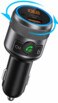 Transmetteur FM allume-cigare avec fonction bluetooth et port USB-A/USB-C