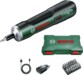 Visseuse Bosch PushDrive 3,6 V Push and Go avec 32 embouts et chargeur USB