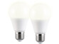  4 ampoules LED E27 avec 3 niveaux de luminosité - 9 W - 830 lm - Blanc chaud