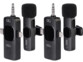 2 minis microphones sans fil pour appareils avec connecteur USB-C