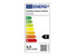 Étiquette énergie européenne classe F du produit Luminea Home Control, consommation 4,5 kWh/1000h