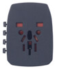 Adaptateur de voyage universel avec 2 ports USB 2,5 A / 12,5 W