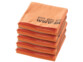 5 draps de bain microfibre orange de la marque PEARL