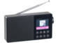 Radio mobile numérique DAB+/FM 6 W avec bluetooth DOR-310 - Noir
