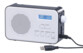 Radio mobile numérique DAB+ / FM 8 W avec fonctions bluetooth 5.0 et réveil DOR-215 VR-Radio. 2 horaires de réveil réglables