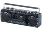 radio fm avec lecteur cassette k7 style retro vintage et lecteurs mp3 usb sd bluetooth auvisio mps 670