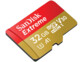 Carte Micro SDXC SanDisk Extreme U3, V30, A1 avec adaptateur - 32 Go