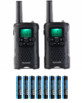 Pack de 2 talkies-walkies et 8 piles rechargeables AAA