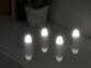 4 bougies LED RVBB connectées étanches