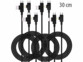 Pack de 4 câbles USB-A/USB-C vers USB-C/Lightning de la marque Callstel