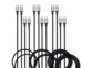 Pack de 6 câbles de chargement/transfert de données USB-C en 3 tailles différentes de la marque Callstel