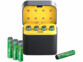 8 accus lithium-ion AAA 1300 mWh avec boîtier de chargement