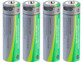 4 accus AA rechargeables avec port de chargement USB-C