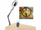 Anneau LED CCT 10" de table avec support smartphone