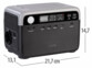 Batterie portable et convertisseur solaire 230 Wh HSG-230