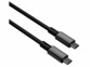 Câble USB-C / USB-C power delivery 100 W noir - 2 m
