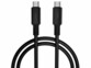 Câble de chargement USB-C / USB-C jusqu’à 100 W noir - 1 m