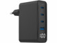 Chargeur secteur GaN USB-A/USB-C 100 W 4 ports avec écran LED