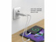 Chargeur secteur GaN double USB-A / USB-C charge rapide