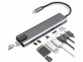 Hub USB-C avec 2 ports USB 3.0 / USB-C / HDMI / lecteur de cartes