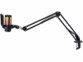 Microphone à condensateur gaming USB RVB avec bras articulé
