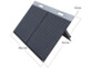 Panneau solaire pliable 100W avec cellules solaires monocristallines SPL-210