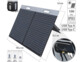 Panneau solaire pliable 100W avec cellules solaires monocristallines avec annotations