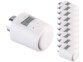10 thermostats connectés intelligents installés sur un radiateur