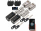 Pack de 2 cylindres de porte électroniques connectés avec écran de la marque VisorTech