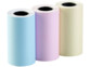 Pack de 3 rouleaux de papier thermique de couleur pour imprimante thermique TD-150.app (ZX5048) Callstel.