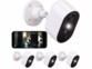 4 caméras de surveillance d'extérieur connectées IP 2K avec batterie IPC-775 de la marque 7links
