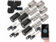 Pack de 4 cylindres de porte électroniques connectés avec écran de la marque VisorTech