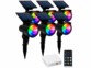 6 spots LED RGB-CCT avec Bluetooth, 50 lm, 1 W, IP44 incl. passerelle