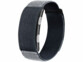 Bracelet tracker fitness connecté avec bracelet en tissu vu de 3/4