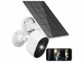 Caméra IP connectée d'extérieur 2K avec batterie IPC-775 avec panneau solaire 3W
