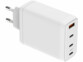 Adaptateur secteur GaN 120 W à 4 ports USB-C / USB-A coloris blanc de la marque Revolt