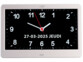 Horloge numérique 10" avec réveil et lecteur multimédia