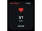 Montre fitness PW-510.app. Affiche la fréquence cardiaque dans l'application ELESION