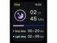 Montre fitness PW-510.app.Enregistre la qualité et la durée de votre sommeil