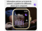 Montre connectée avec 7 jours d'autonomie / jusqu'à 2 jours en fonction Always On