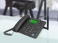 Téléphone fixe sans fil 4G avec fonction Hotspot et radio FM TTF-405 mise en situation sur un bureau